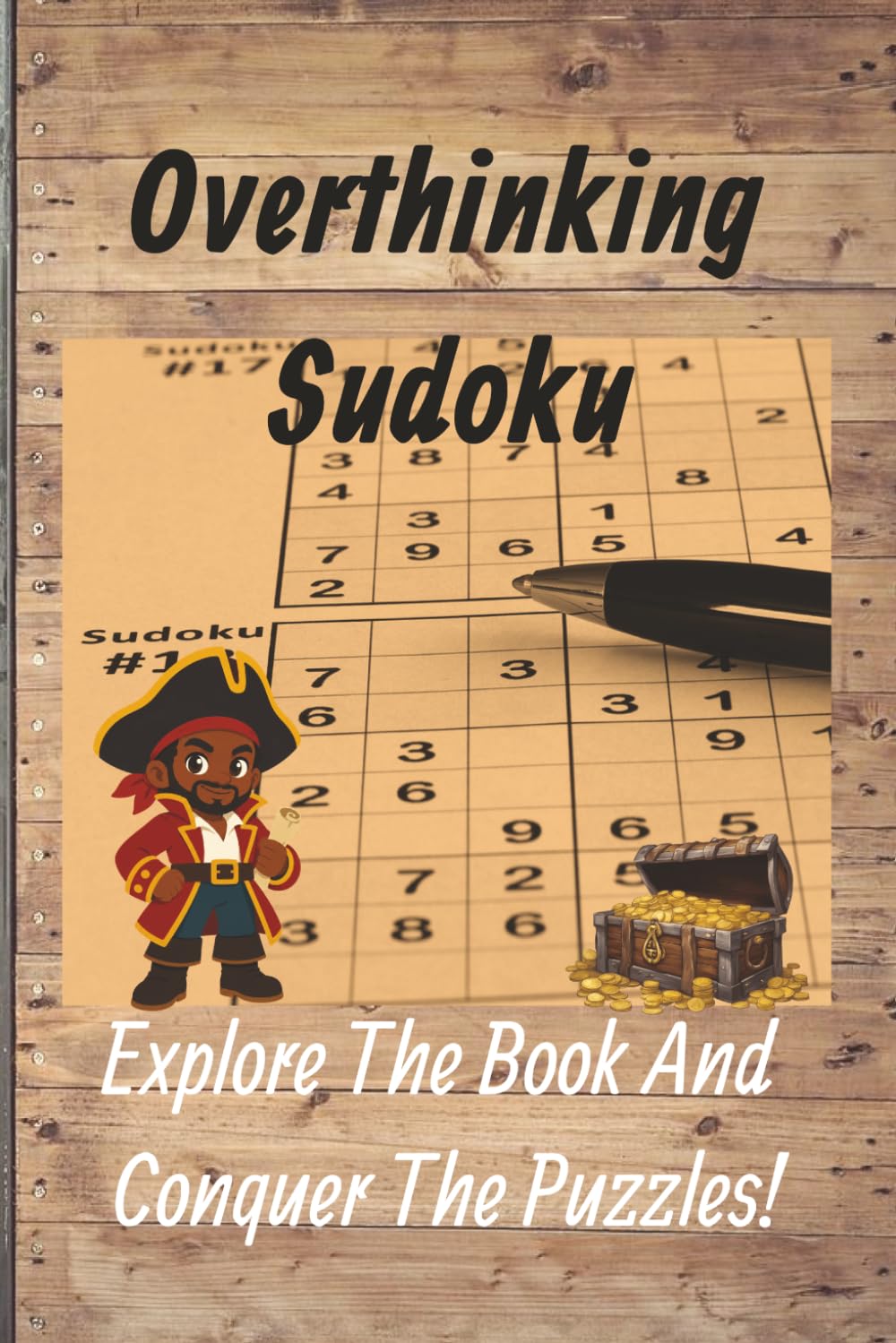 Overthinking Sudoku Explore The Book And Conquer The Puzzles: Overthinking Sudoku | Pirate Themed | 50+ Puzzles | Solutions Included | 6x9 Inches