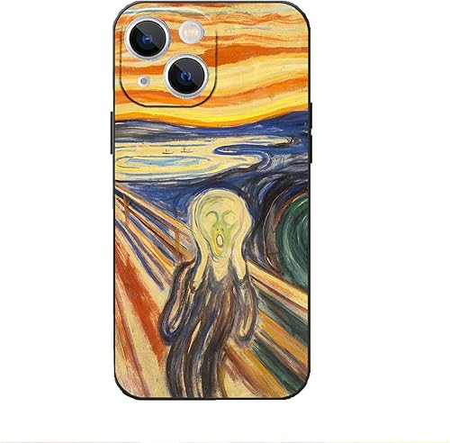 Artizgcase Compatible with iPhone 13 Case, The Scream by Edvard Munch Phone Case