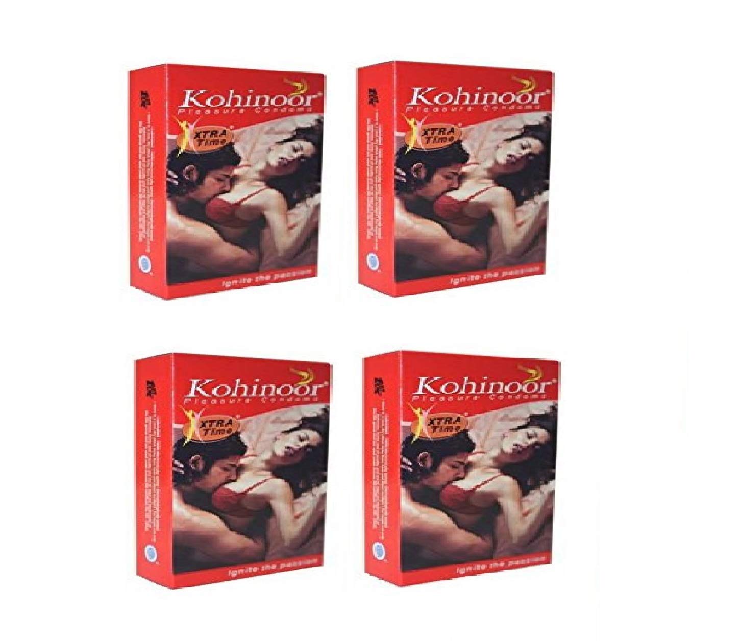 Kohinoor Extra Time Pleasure Condoms (Ignite the Passion) 3X4 (12 Psc)-image-49