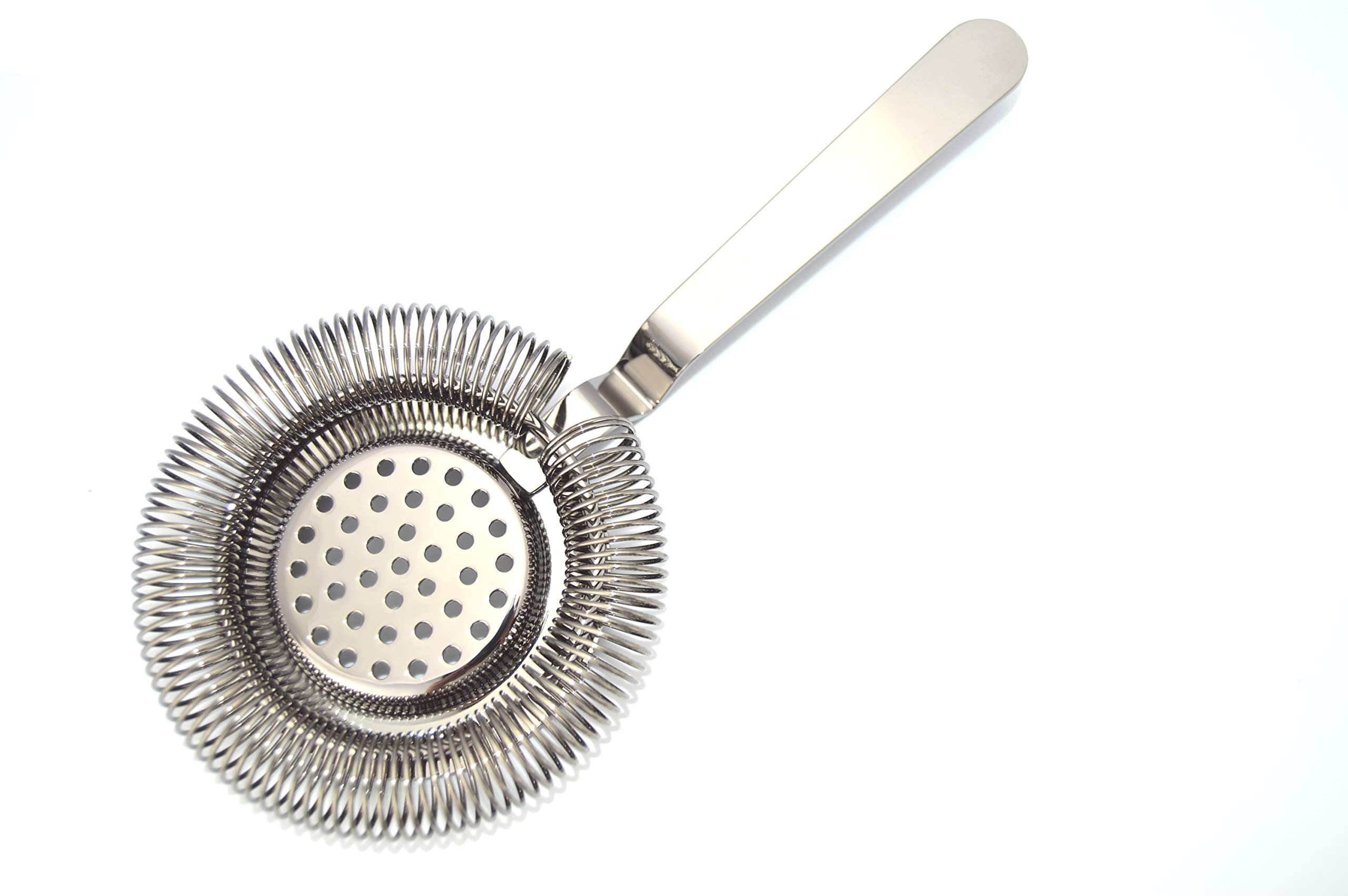 Filtro da cocktail in acciaio inossidabile per mescolare e shakerare in vetro, set di 2 pezzi in inox argentato (4 colori disponibili)