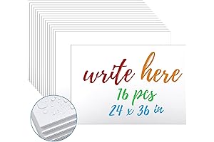 Kathfly Corrugated Plastic Board 24x36: Durable Blank Yard Signs for Various Outdoor Uses