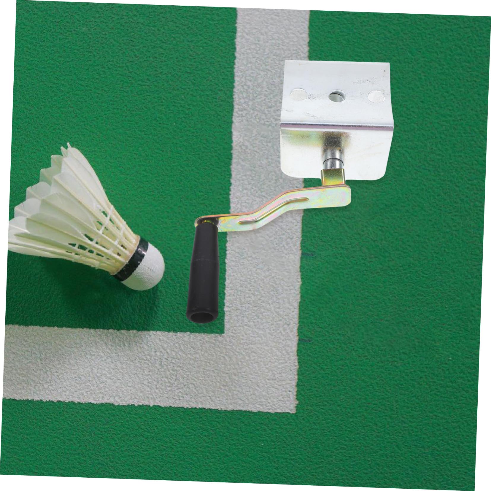 Cabilock Tenditore per Corde in Ferro Argento per Pali da Pallavolo e Badminton Facile Regolazione, Accessorio per Attrezzatura da Palestra Domestica in Comunità e Palestra