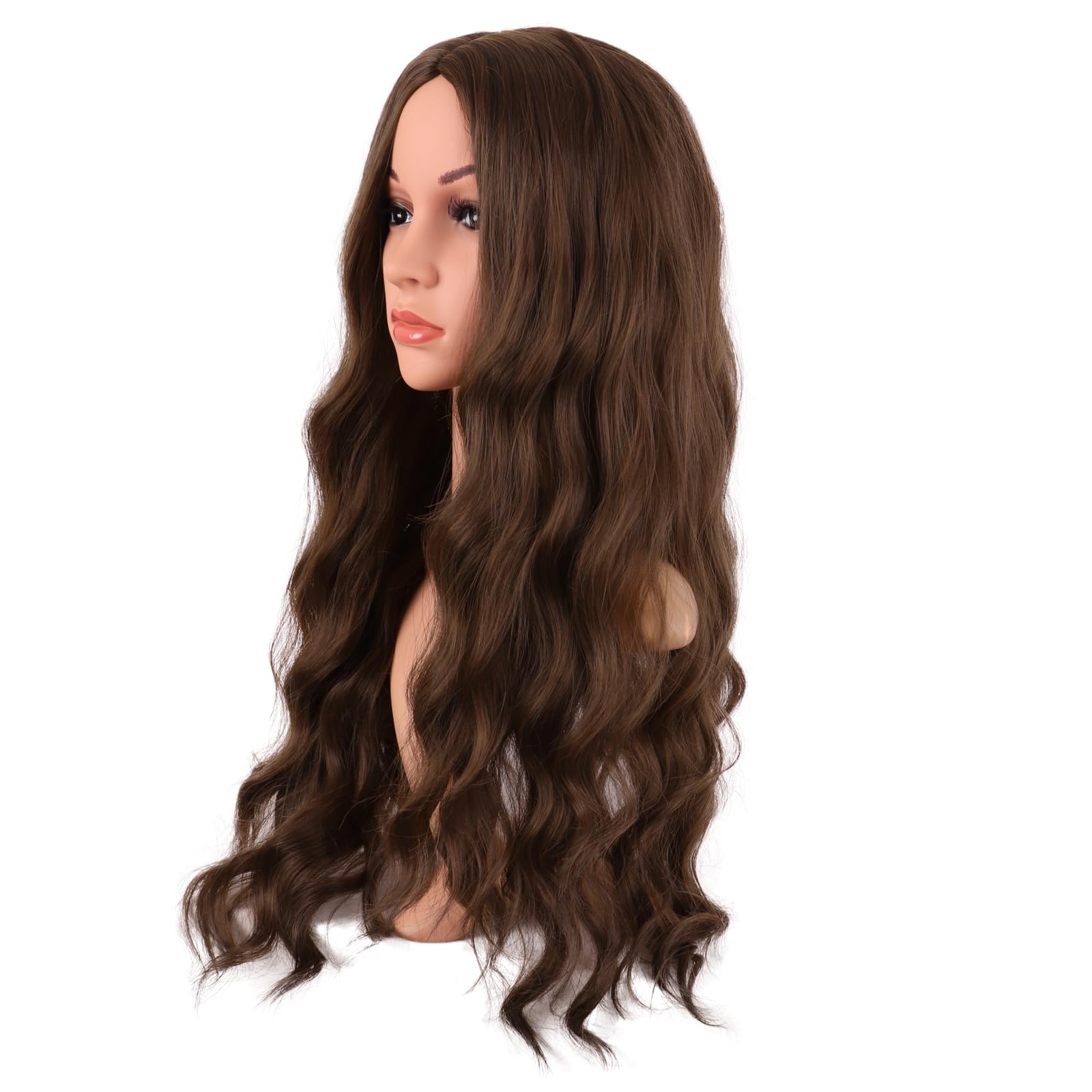 Mapofbeauty 32 Pulgadas/80cm de Luz Rubia Pelo Largo Rizado Ondulado Peluca Cosplay Peluca — view 76