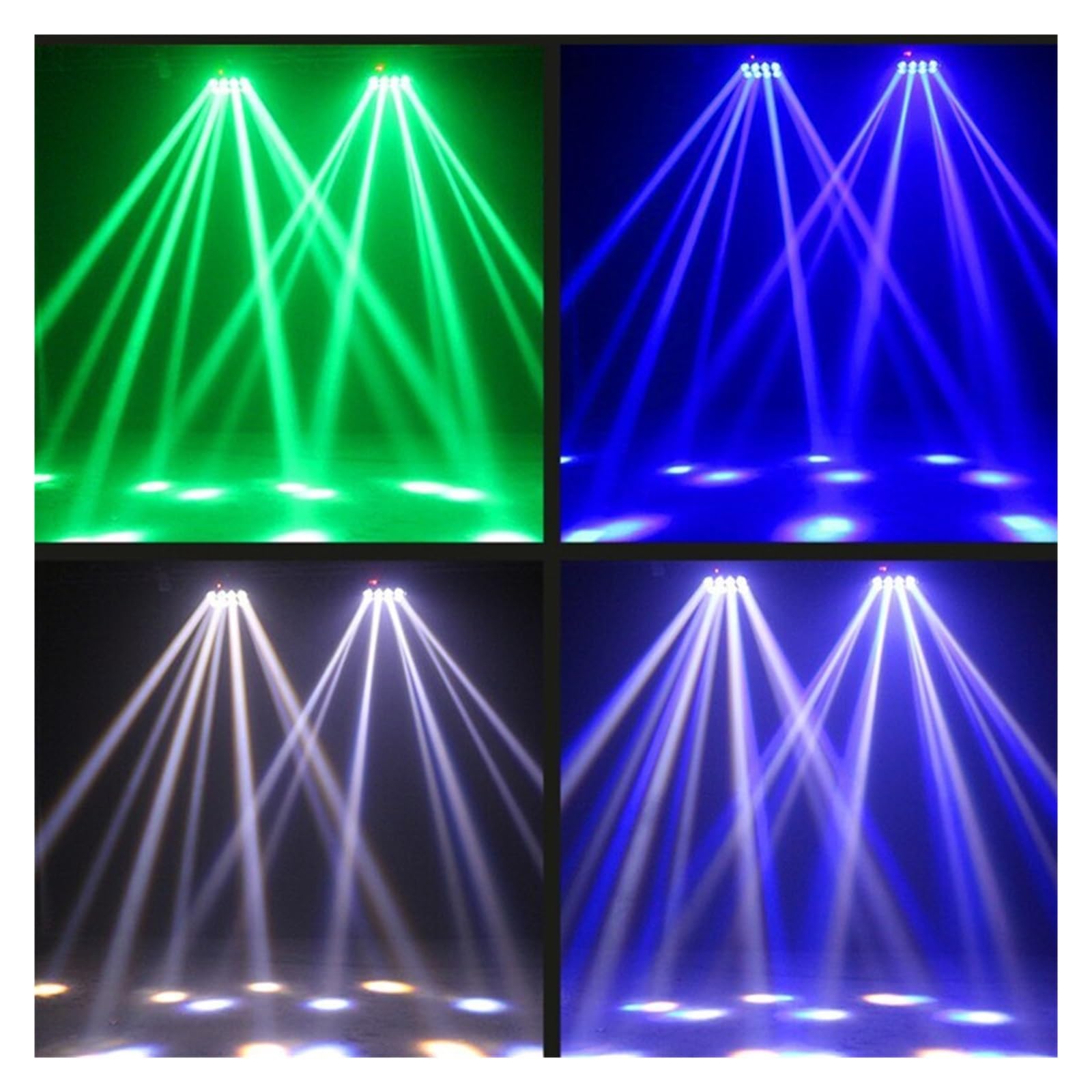Luci da palcoscenico, Il fascio luminoso principale DJ della fase del carrello mobile 80W RGBW illumina le luci del locale notturno della festa nuziale della discoteca di applicazione