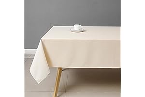 Minimalist Elegance: Nude Rectangle Tablecloth for a Sophisticated Ambiance