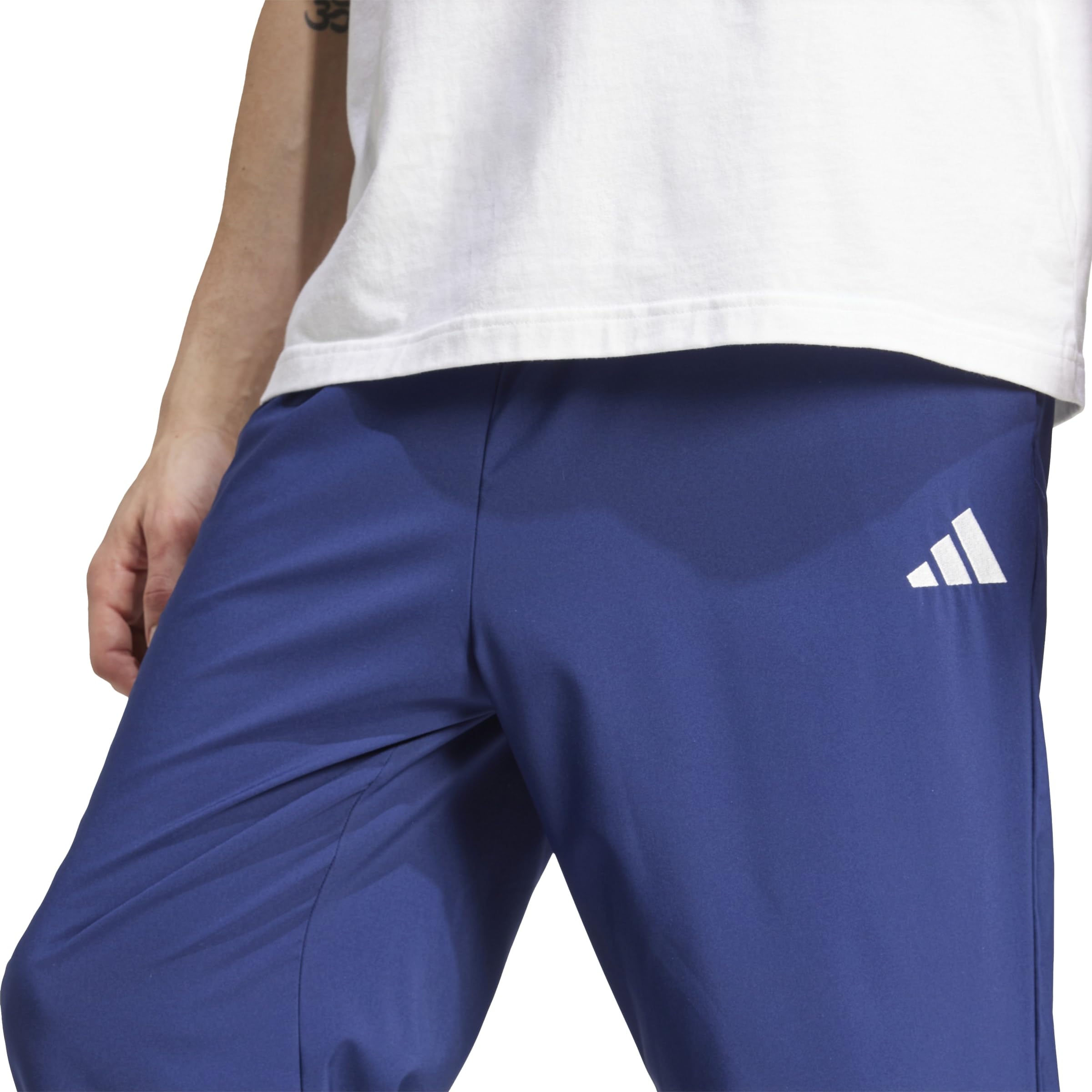 Adidas Essentials Small Logo Stanford Pant Open Hem Pantalones de Golf Hombre