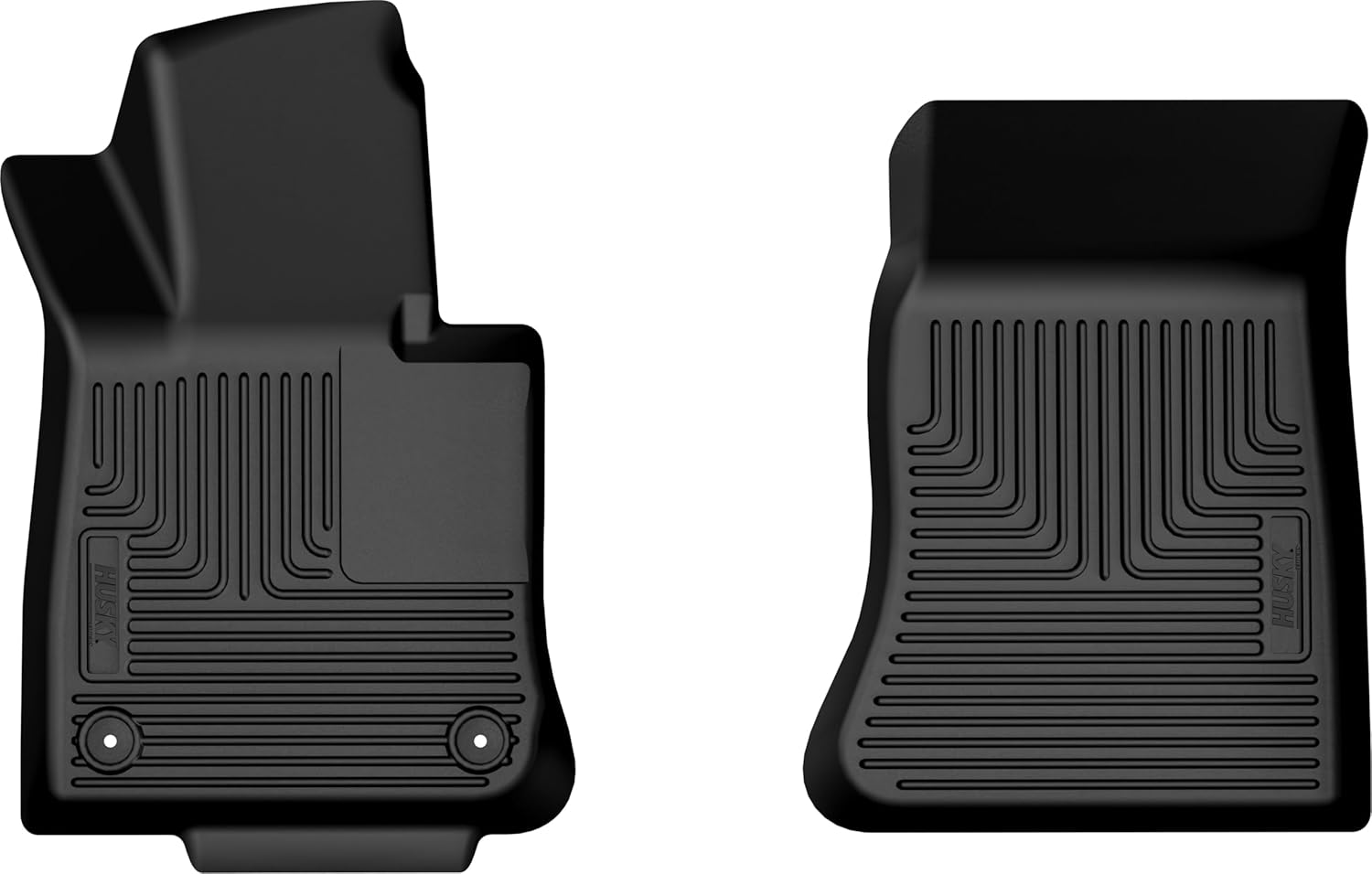 Husky Liners X-act Contour Floor Mats | Fits 2023-2026 Mercedes-Benz GLC300 | Front Row, 2-pc Black - 52391