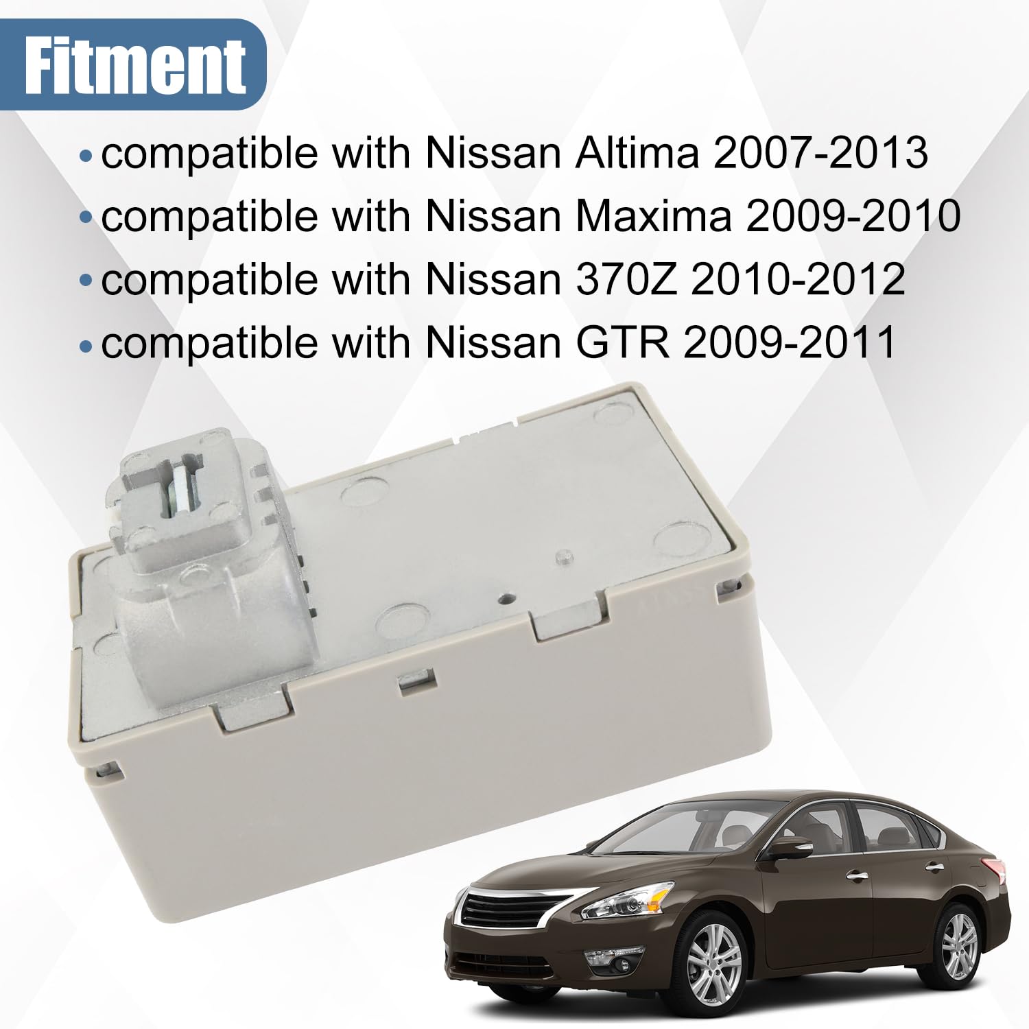 Ignition Switch Electronic Steering Lock Compatible with Nissan Altima 2007-2013 Maxima 2009-2010 GTR 2009-2011 370Z 2010-2012 Replaces 48700-9N00B D8700-JF00D 48708-9N00A