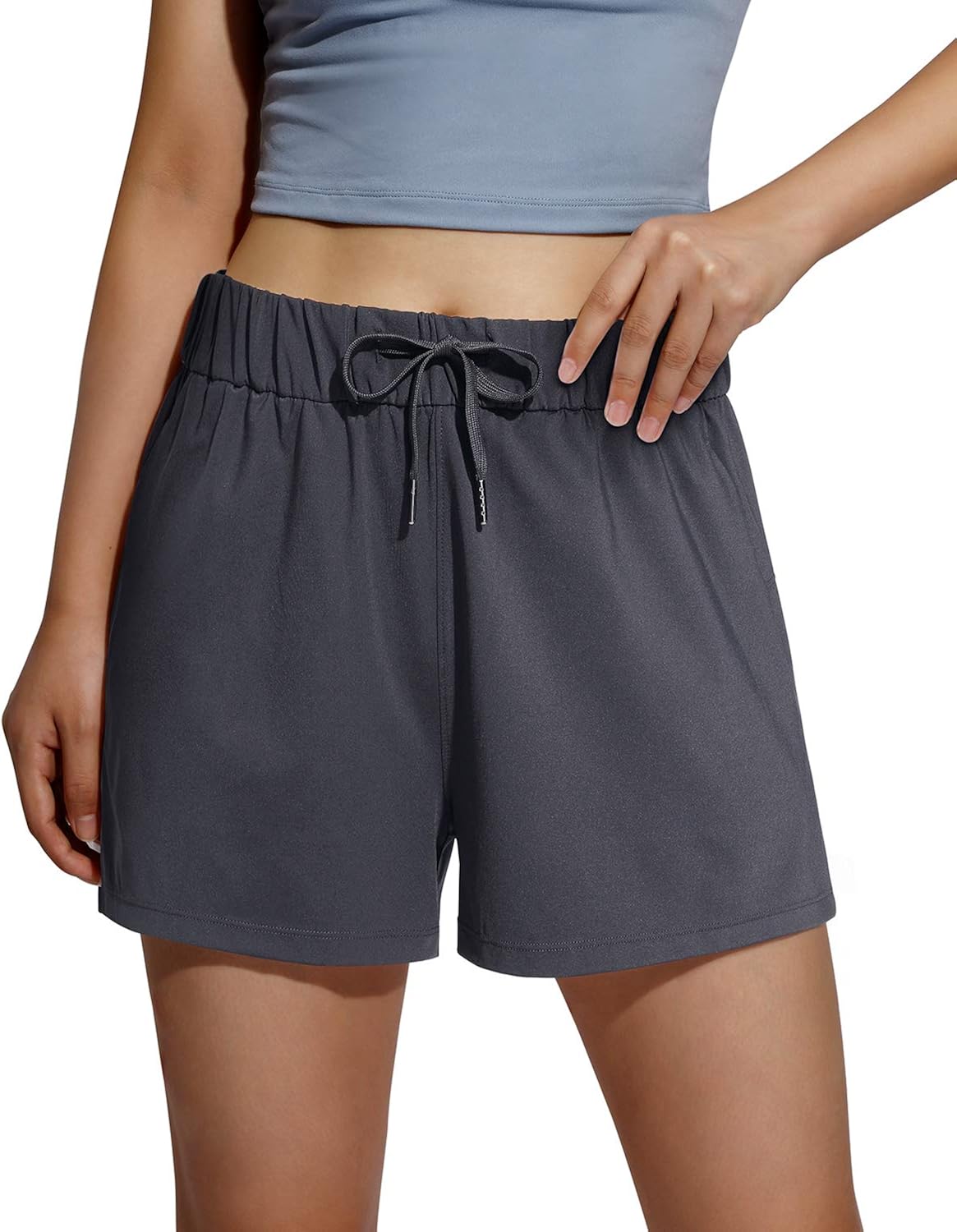 Promover Women's Yoga Lounge Shorts 2.5" Hiking Athletic Running Shorts Comfy Casual Shorts with Pockets at  Women’s Clothing store