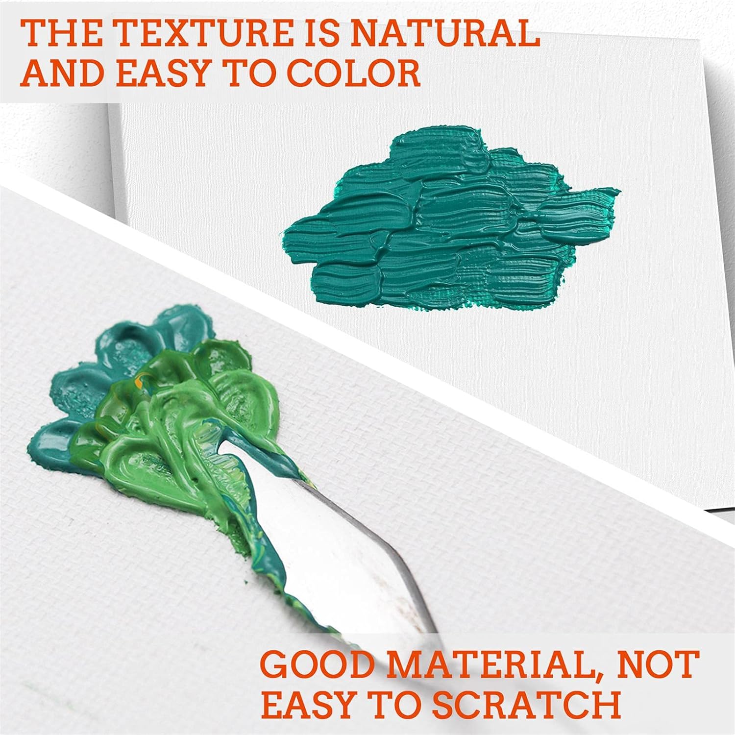 ESRICH 11x14 Canvases for Painting, 24 Pack Blank White Canvases for Painting - Cotton Paint Canvases for Oil, Acrylic & Watercolor Paint. - Image 5