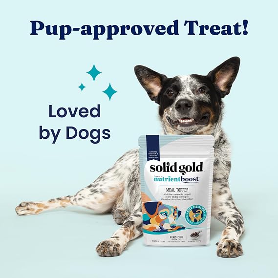 Solid Gold High Protein Dog Food Topper & Treats, Picky Eaters, 1lb