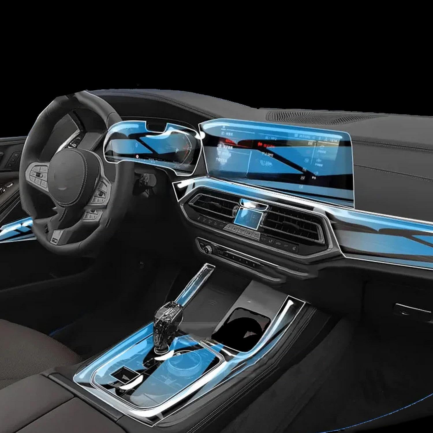 Film de protection écran intérieur BMW X5 G05 finition cristal invisible
