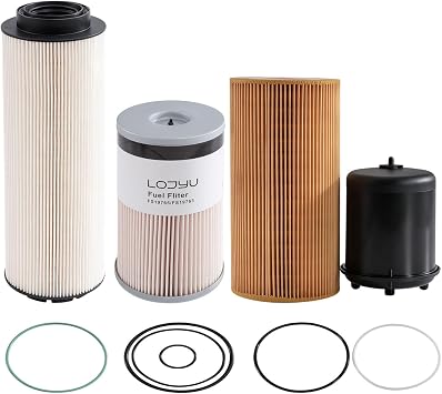 4-Piece Filter Kit for 2277129PE/FS19765 for Paccar MX-13 12.9L