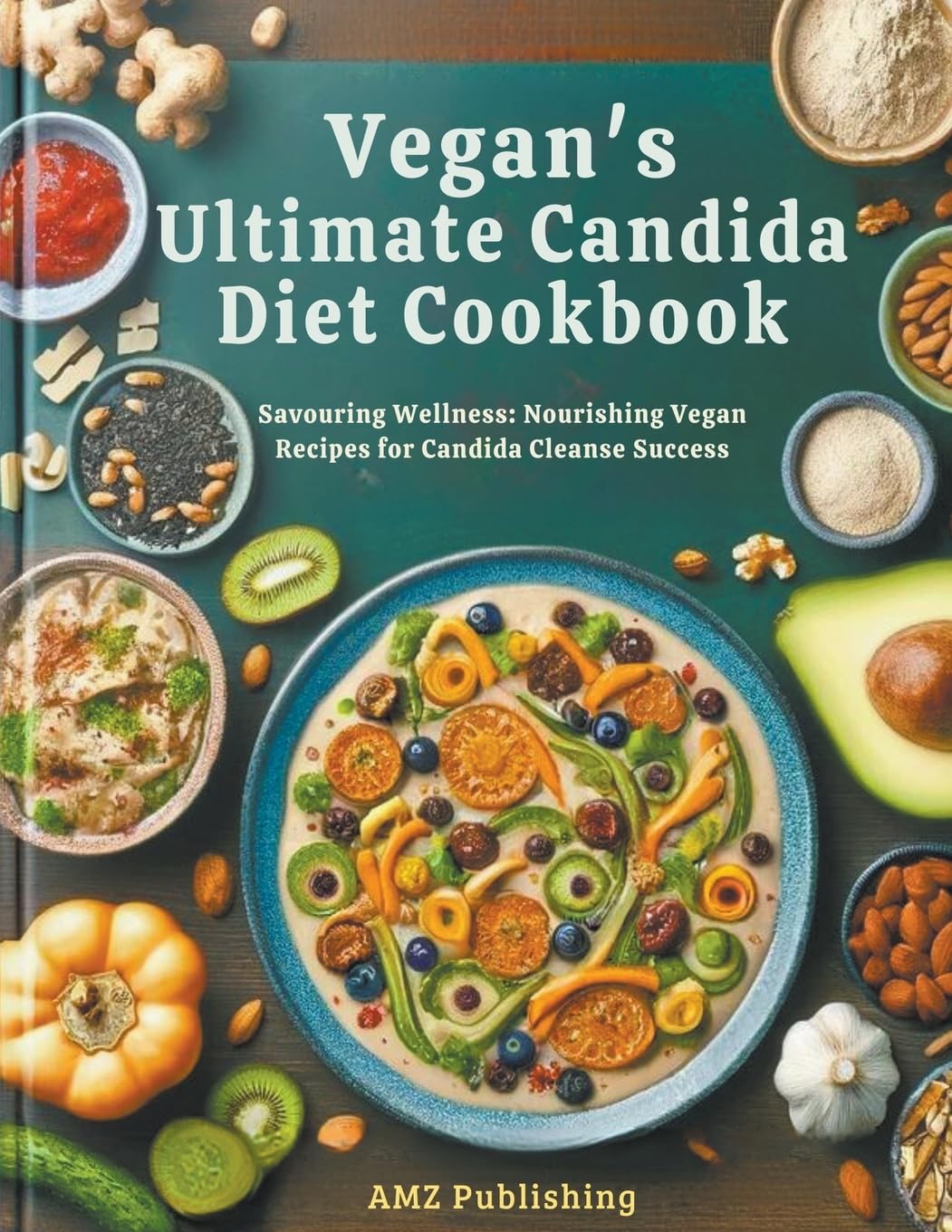 AMZ Publishing Vegan's Ultimate Candida Diet Cookbook: Savouring Wellness: Nourishing Vegan Recipes for Candida Cleanse Success