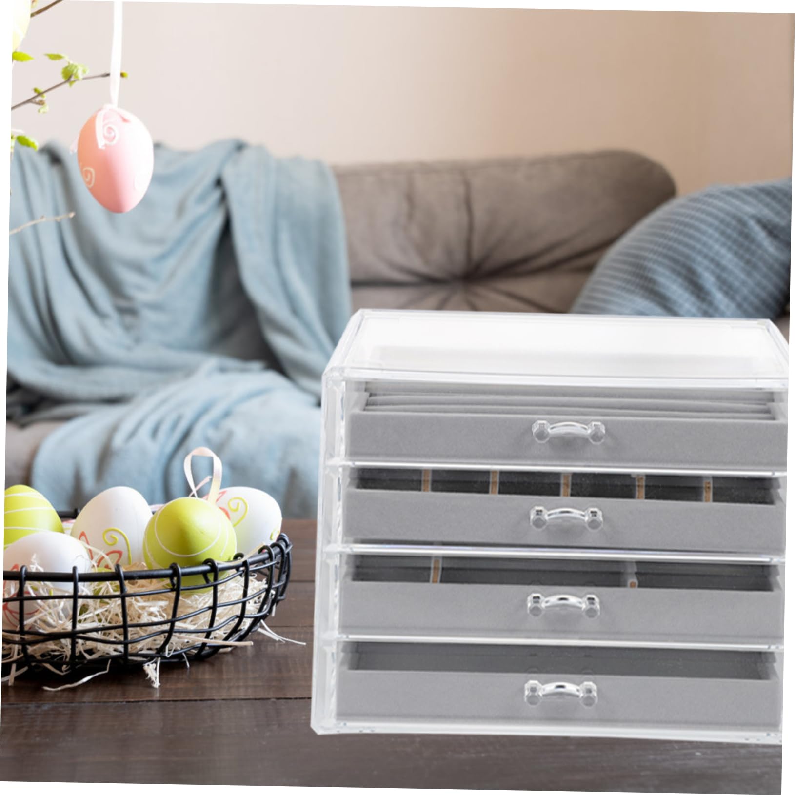 Organizer Cosmetici da Scrivania Multi-livello in Ps Cassetto