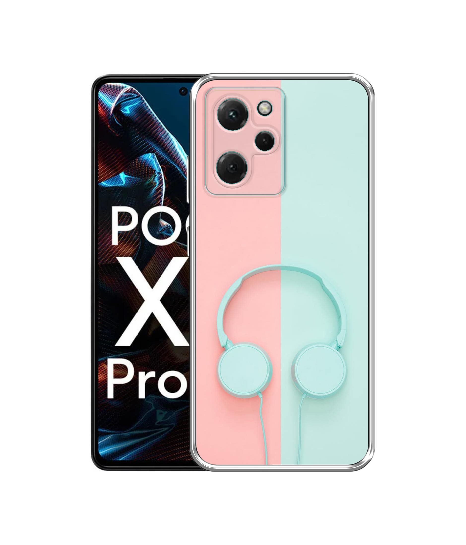 Amazon Brand- Solimo Basic Case for Poco X5 Pro 5G (Silicone_Multicolor) (B0BX4CTR1F) Amazon Price History, Amazon Price Tracker