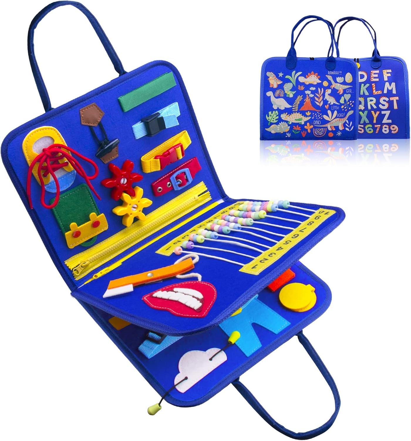 laplaisir Busy Board Montessori Toys for Toddler 3 4 5 6