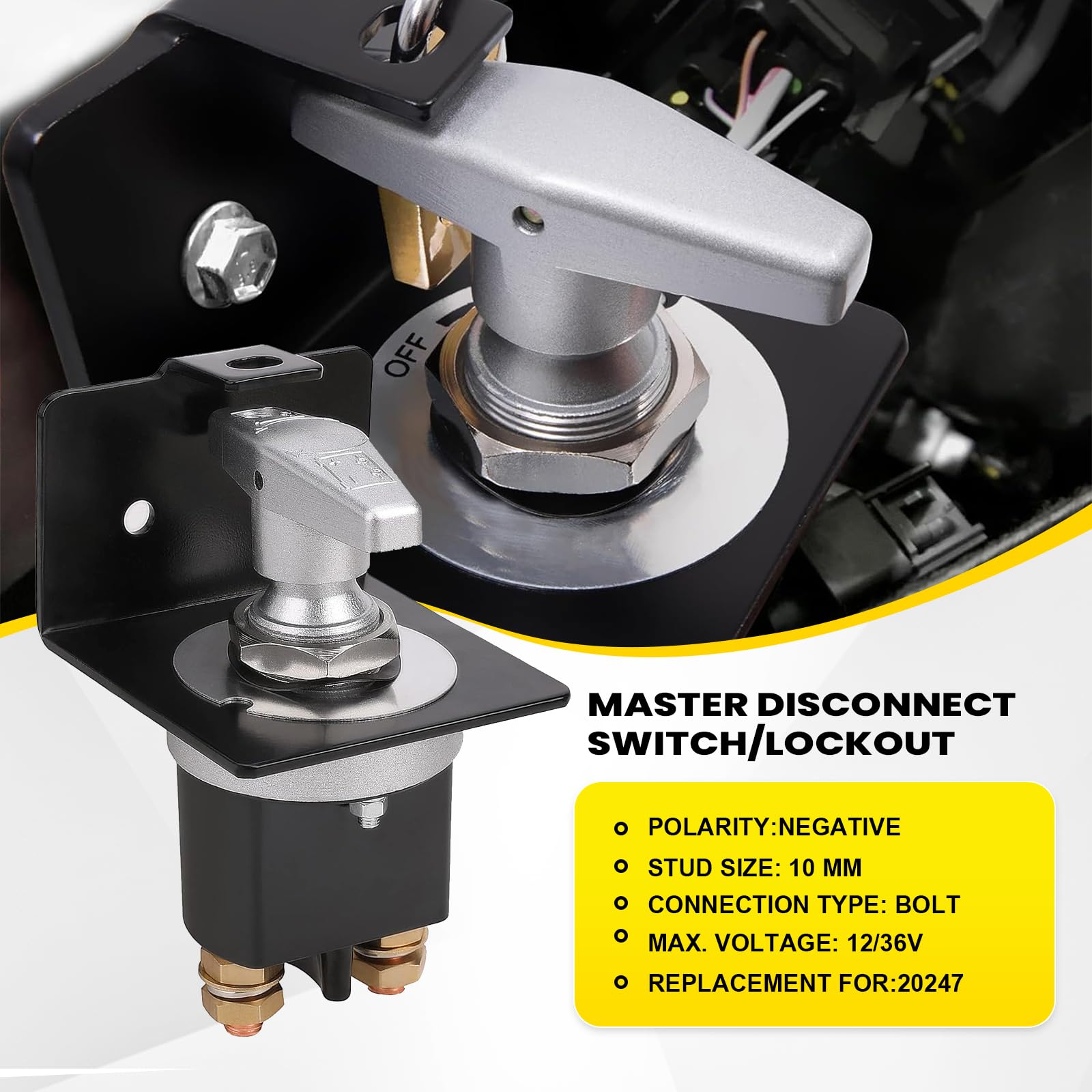Battery Cut Off Switch Battery Isolator Switch SUNMORN Battery ...
