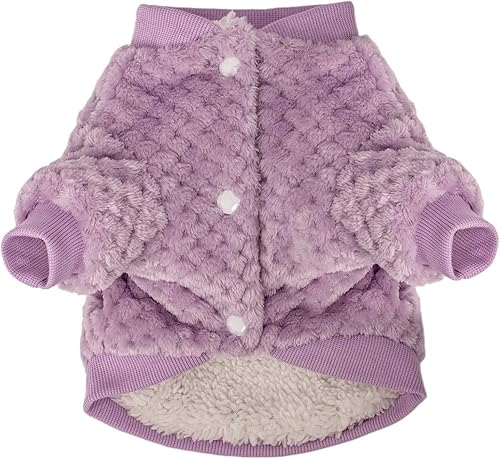 Miniatura 5 de Suéter para perro, abrigo para perro o gato pequeño y mediano, chaqueta cálida de franela suave para cachorros, perros hembras o niños, chaleco para