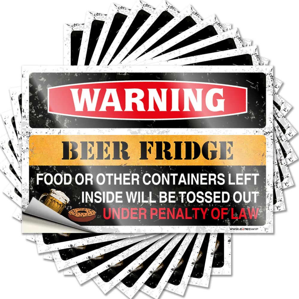 Custom Cover Decals | Warning Beer Fridge Southern for Mom Decor(6X9CM)