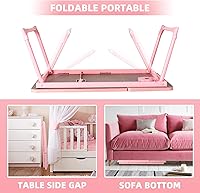 Vista 4 de CloudTrip Escritorio para computadora portátil para cama o sofá, escritorio de regazo, escritorio para despertar en la cama, escritorio de oficina