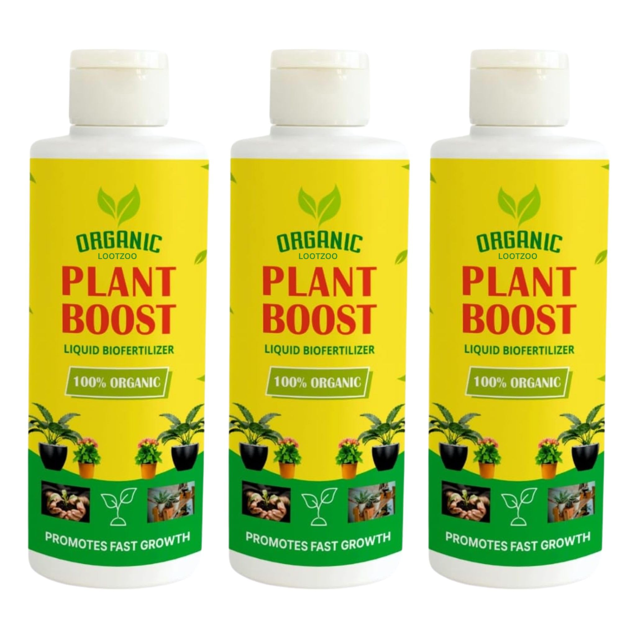 Plant Booster Liquid Fertilizer for Trees, Shrubs, and Vegetables | Pack of 3, (Each 100ml | Total=300ml) (B0DG34B4N5) Amazon Price History, Amazon Price Tracker