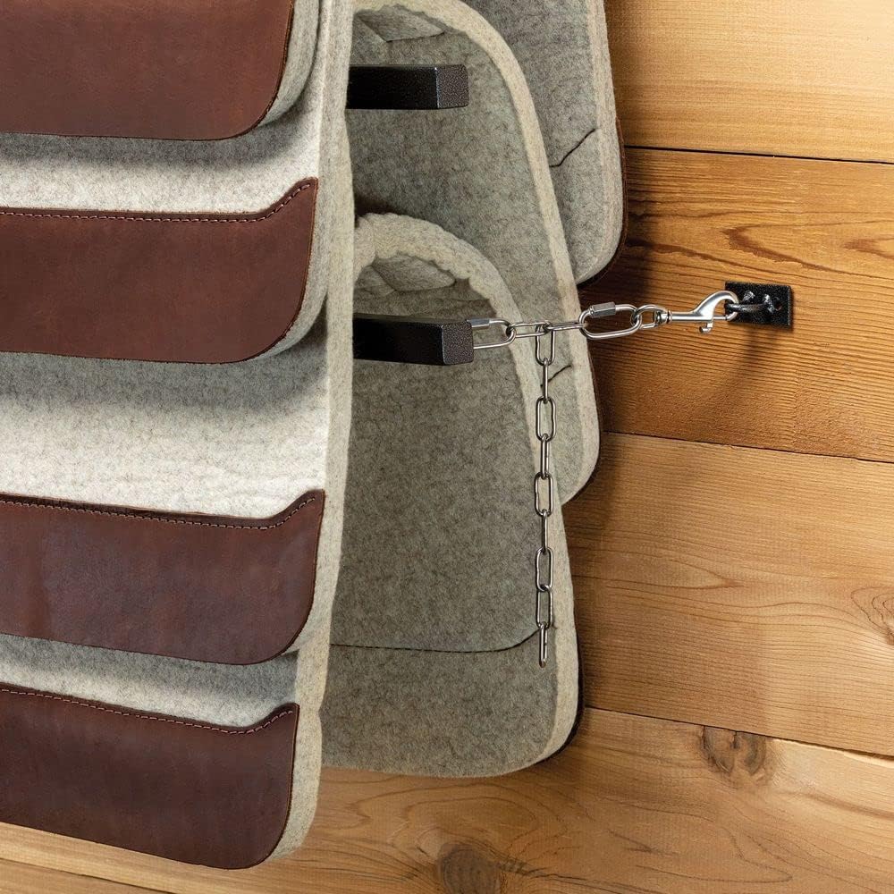 EASY-UP Pro Heavy Duty Swing Out Pad Rack | 180 Swivel Design, Heavy-Duty Construction, Space-Saving, 5 Large Pads Capacity, 7-Year Warranty |