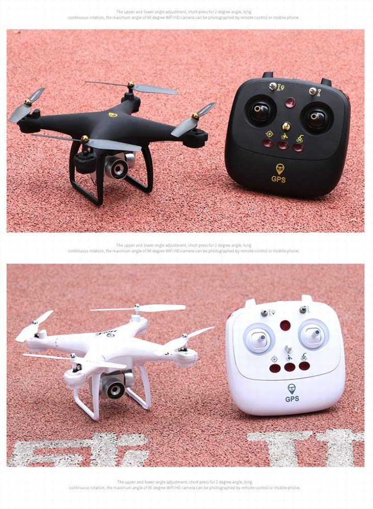 MU Drone Aereo Gps Piccolo Giocattolo Aeromobili Rui Ke Modello Di Aeromodello Professionale a Quattro Assi Hd a Distanza,bianca,A