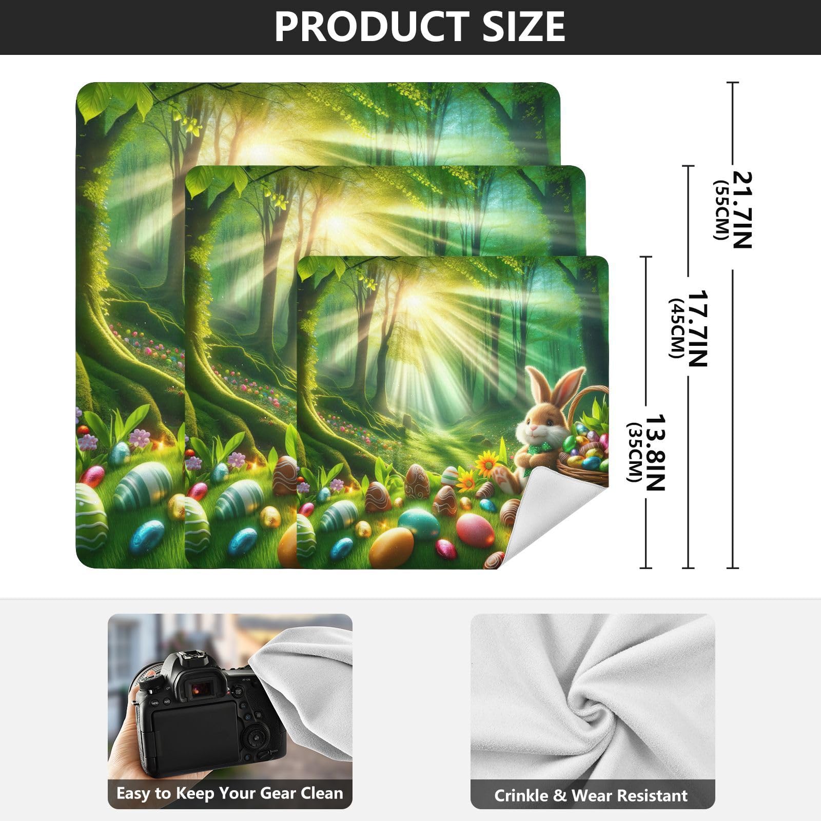 ODAWA Camera Protective Wrap Rabbit Eggs Sunshine Self-adhesive Cloth 17.7