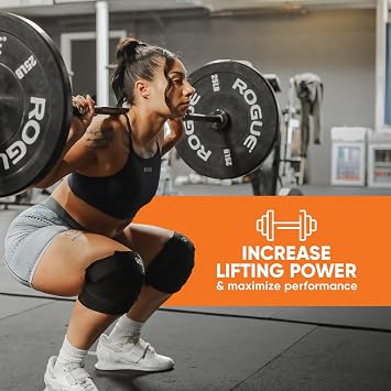 ProFitness Knee Wraps for Weightlifting Men & Women - 78'' Long Knee Straps for Weightlifting - Knee Wraps Support for Squat