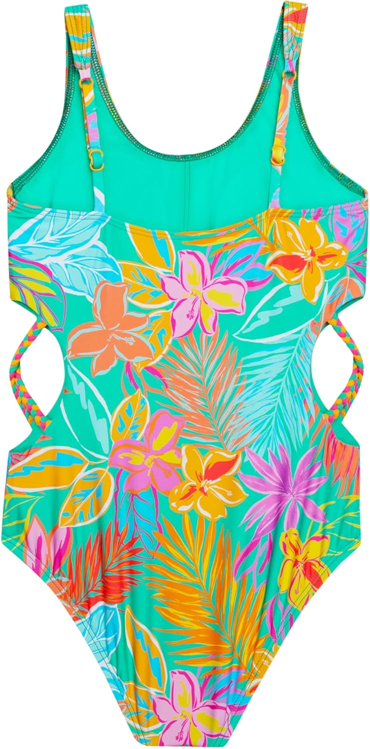 Hobie Girls Cutout One Piece Swimsuit - Image 2