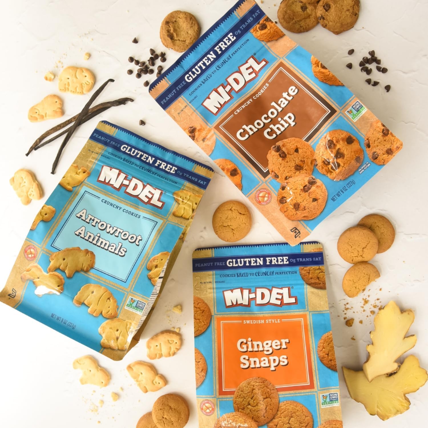 Midel, Ginger Snaps Gluten-Free, 8 Ounce | Grocery Pickup