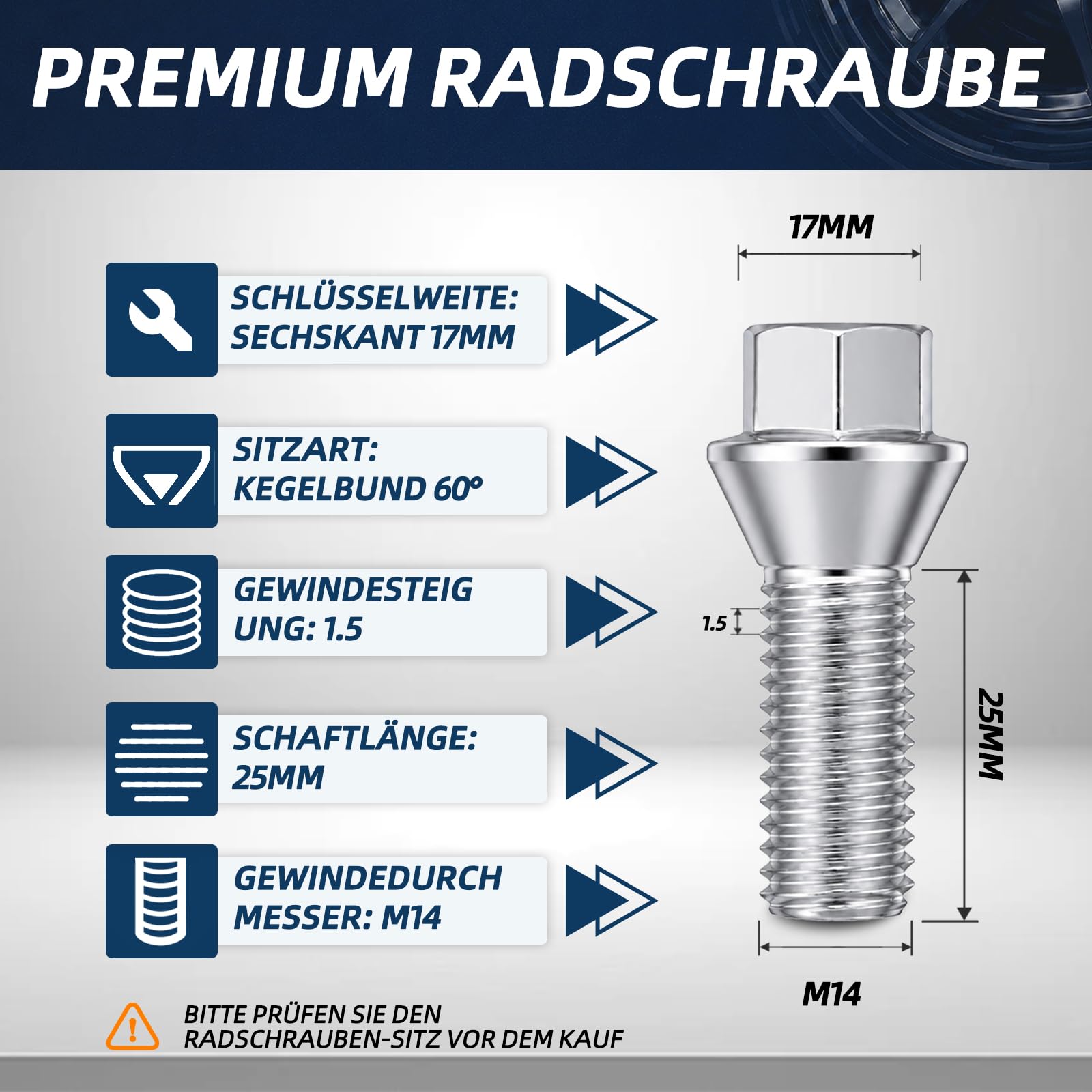 Spurverbreiterung 5x112 40mm 2x20mm NLB:66.45 für Mercedes | M14x1,5 Kegelbund 60°, 10 Schrauben, 6061 Alu, geschmiedet, CNC, schwarz, korrosionsfest