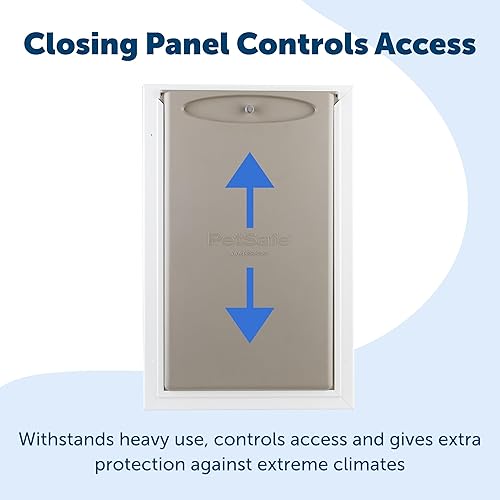 Miniatura 19 de PetSafe Puerta de aluminio para mascotas para clima extremo, grande