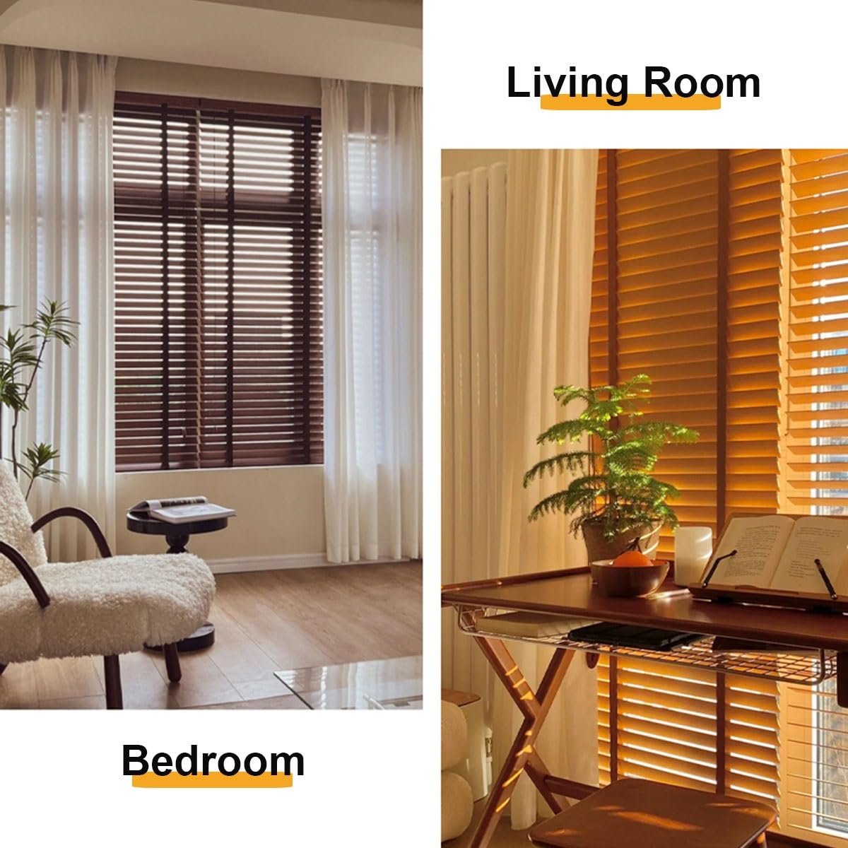 Store Venitien Bois Lamelles 50 Mm Extra Larges, Protection