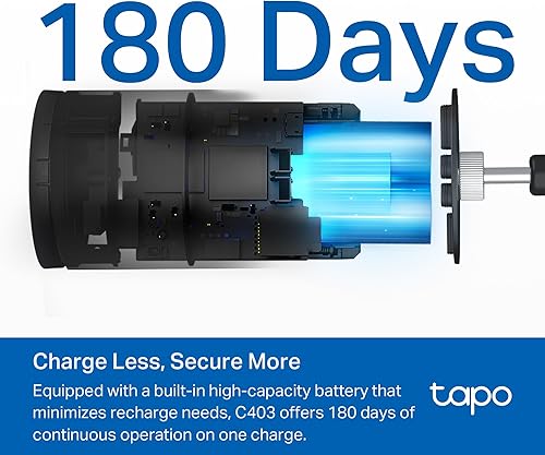 Miniatura 4 de Tapo by TP-Link - Cámara de seguridad inalámbrica para exteriores, 1080P, hasta 180 días de duración de la batería, detección de persona gratis,
