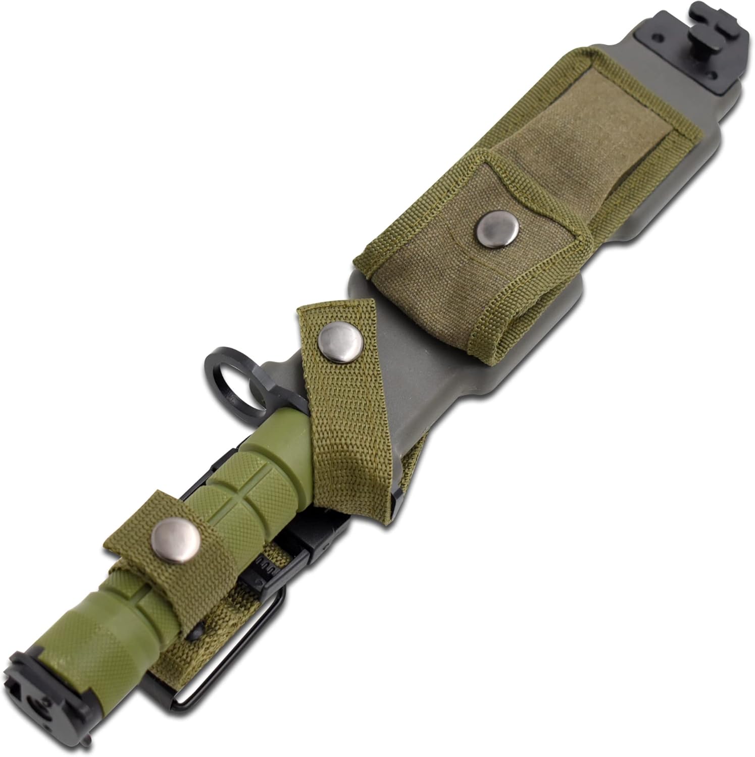 Snake Eye Tactical Fixed Blade Survival Knife, 13-Inch Overall (Green)