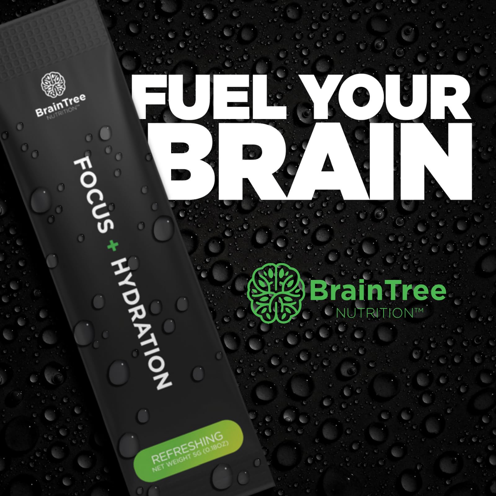 Braintree Nootropic Electrolyte Drink Mix, Sugar Free, 30 Sticks Refreshing — Amazon image 8