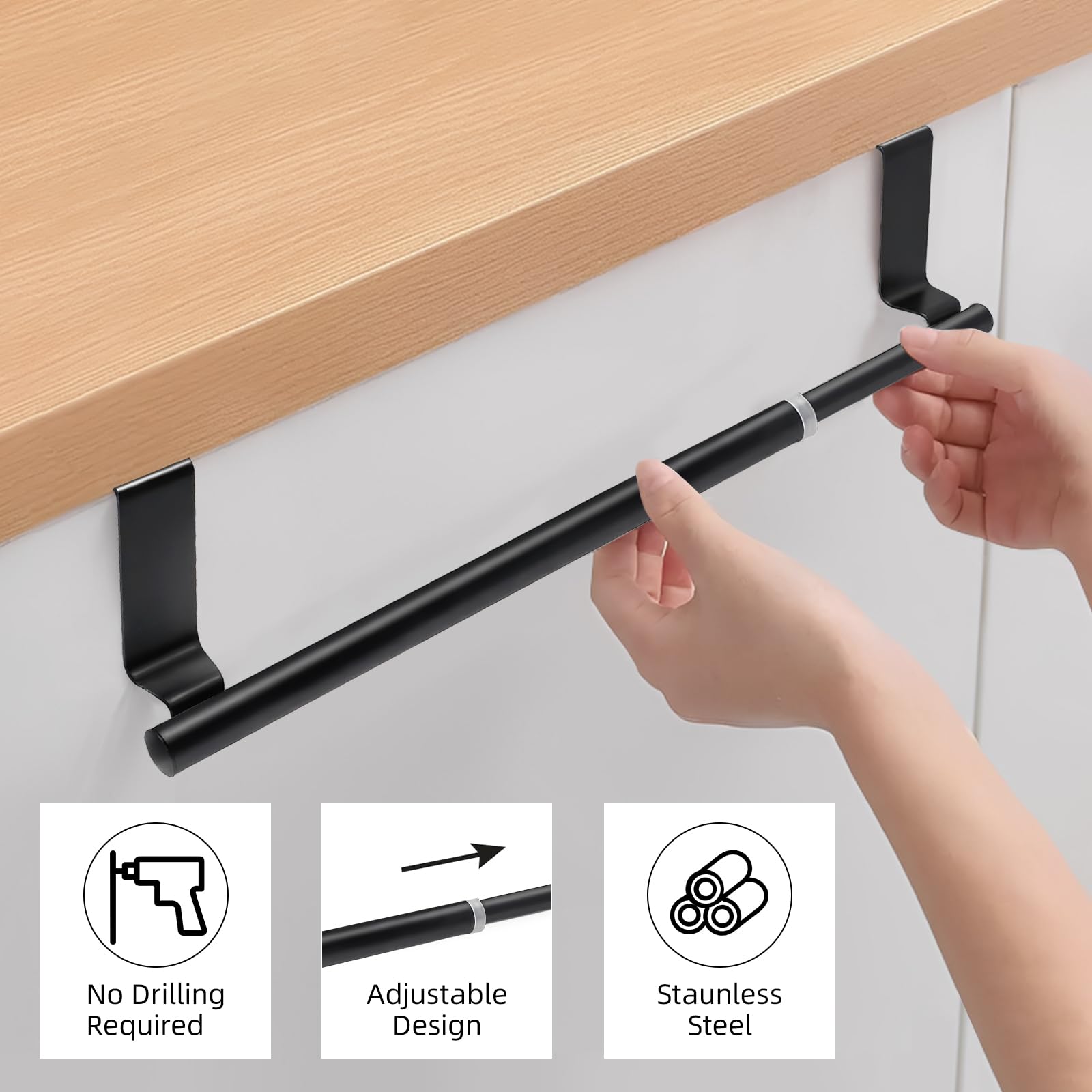 FALSKT Over Door Towel Rail - Image 4