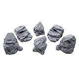 EnderToys Stone Boulder Bundle, Terrain Scenery for Tabletop 28mm Miniatures Wargame, 3D Printed and Paintable