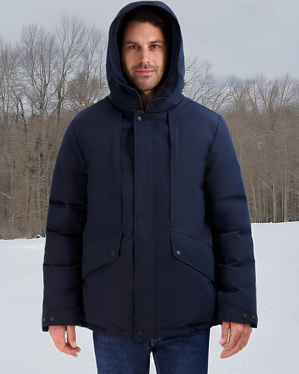 Cole Haan Men's Hooded Puffer Jacket - Image 5