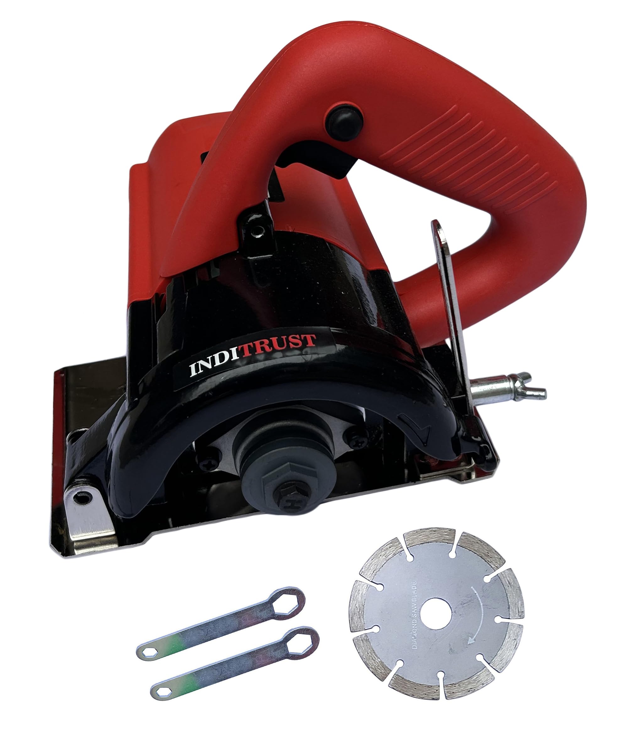Inditrust 6-Month Warranty RED 1300W Wood/Marble cutting Machine 110mm 100% copper winding and 1pc Marble blade set (B0DB27YNN5) Amazon Price History, Amazon Price Tracker