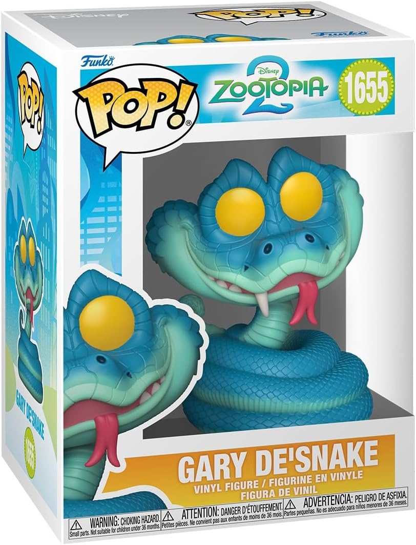 Funko Pop! Disney: Zootopia 2 – Gary De’Snake – Collectable Vinyl Figure – Gift Idea – Official Merchandise – Toys for Kids & Adults – Disney Fans – Model Figure for Collectors and Display Funko Pop! Disney: Zootopia 2 – Gary De’Snake – Collectable Vinyl Figure – Gift Idea – Official Merchandise – Toys for Kids & Adults – Disney Fans – Model Figure for Collectors and Display