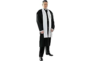 Men's Classic Father Priest Costume Set
