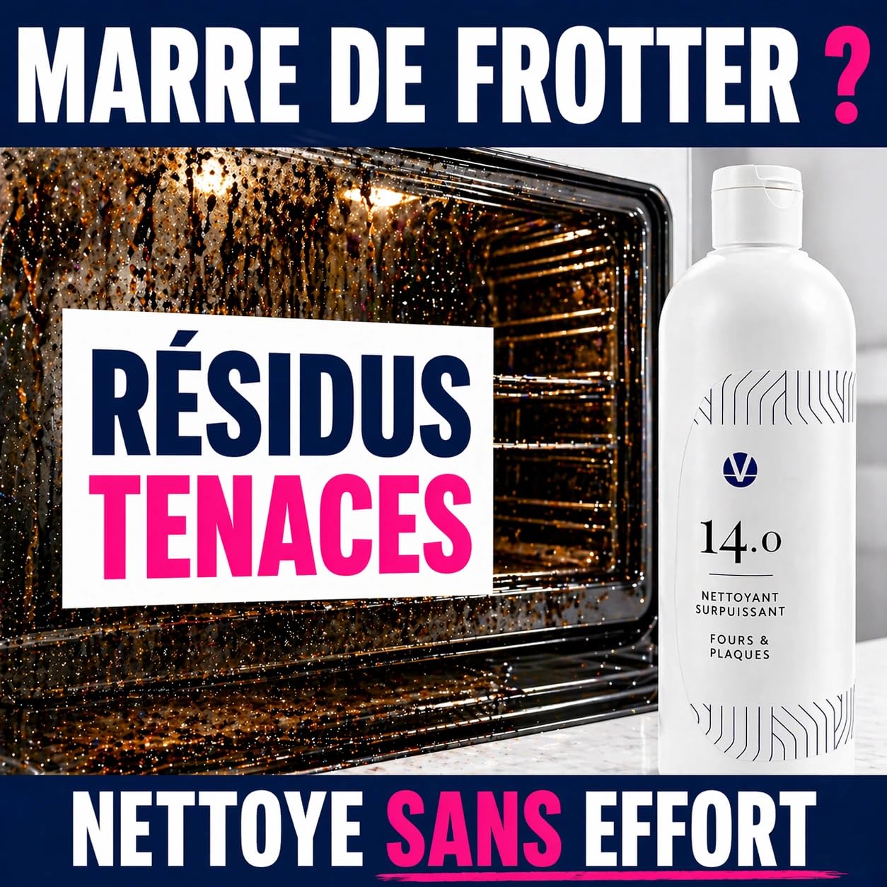 N°14.0 Four Barbecue Concentré – Graisses Cuites 10 Décapages Plancha | 1,69€/décapage, 1 à 2 ans d'utilisation, sans CMR ni perturbateurs endocriniens, sain pour animaux, fabriqué en France