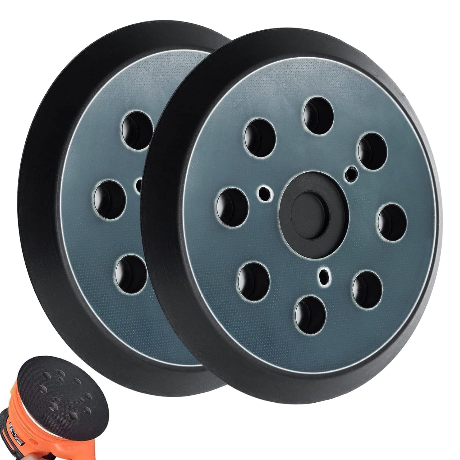 2 Pack 5 Inch Replacement Pad for Makita Sander 743081-8, 743051-7 ...