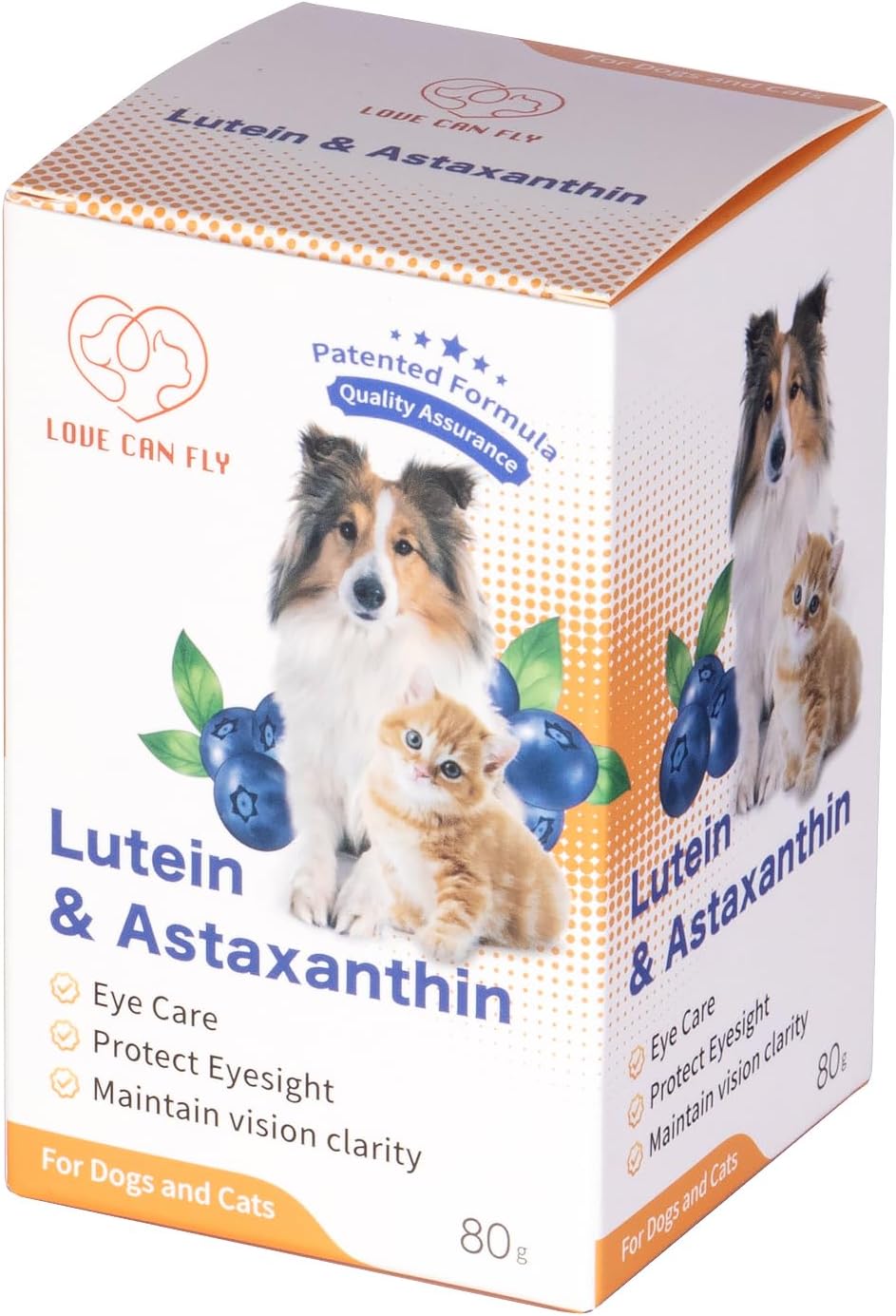Dog and Cat Eye Care and Health Lutein & Astaxanthin