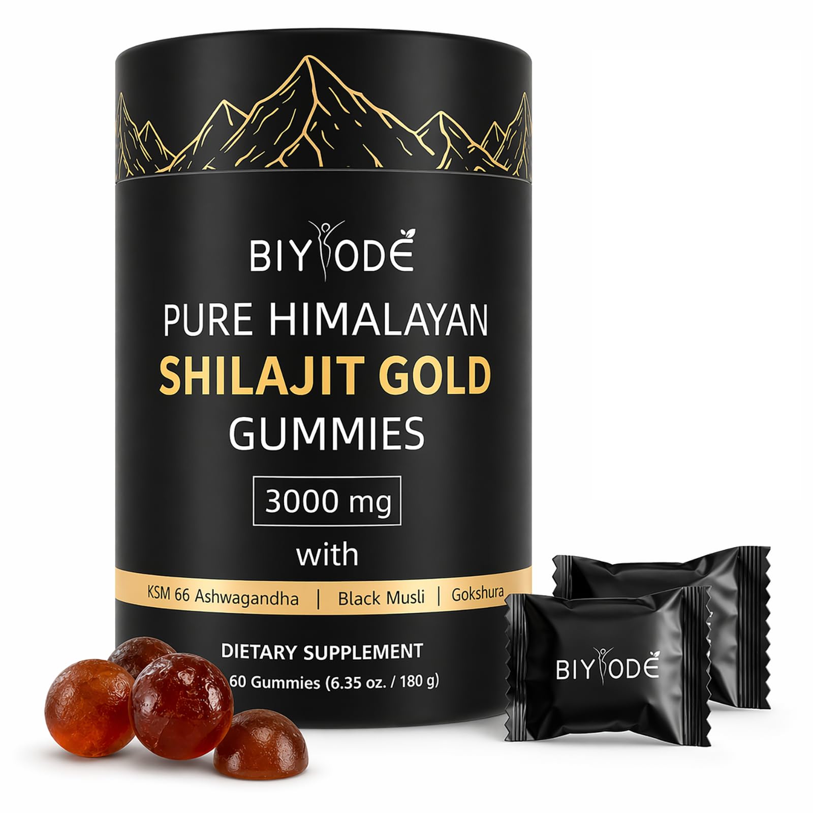 BIYODE 3000mg Shilajit Gummies