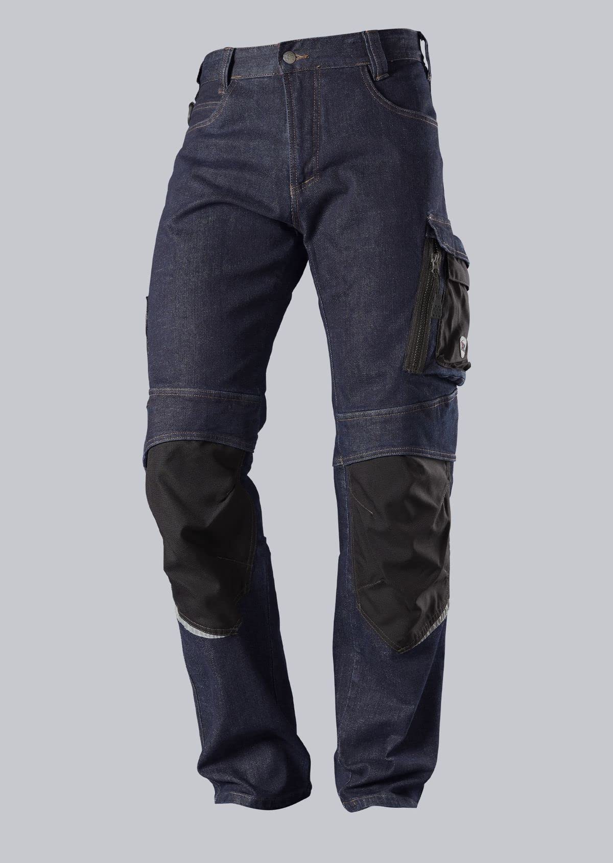 Pantalones vaqueros de algodón elástico BP 1972 azul unisex talla 30/34 7