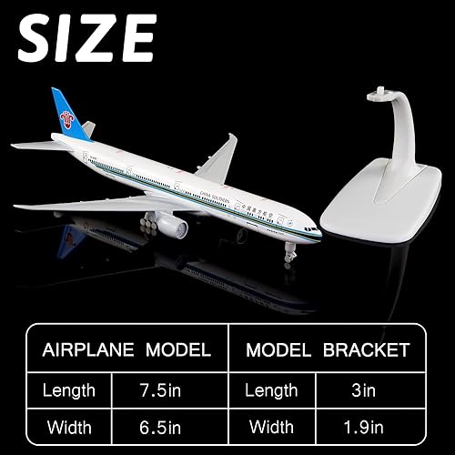 Miniatura 4 de Busyflies 1300 Escala Southern 777 Modelos de aviones Modelo de avión fundido a troquel de aleación